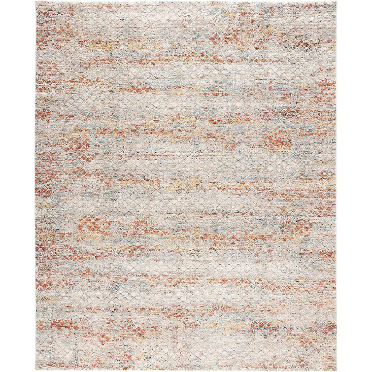 17 Stories 9'' X 12'' Beige / RustArea Rug Wayfair